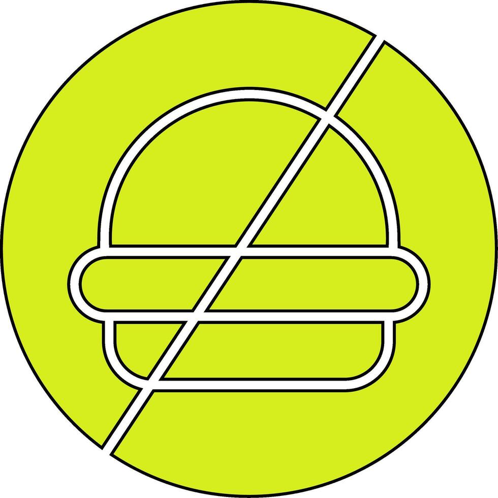 No Food Vector Icon