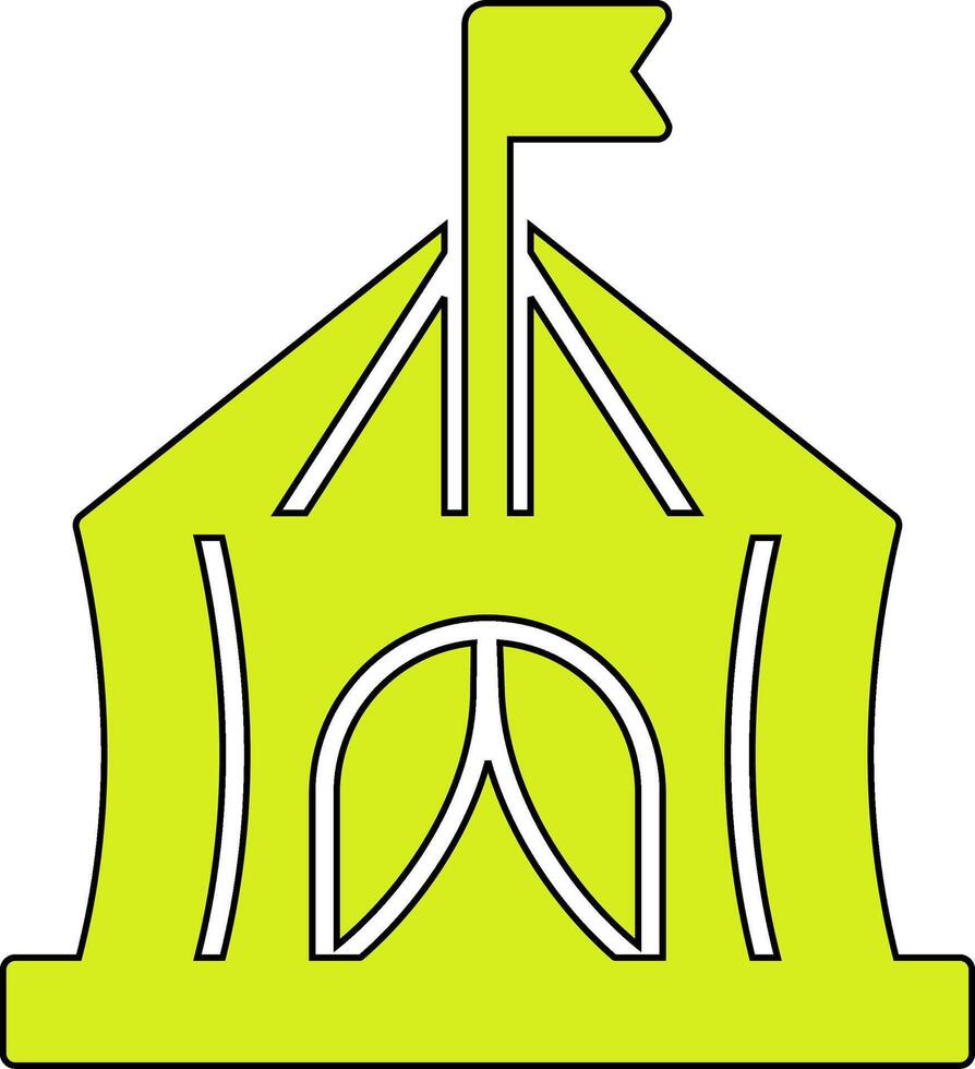 Circus Tent Vector Icon