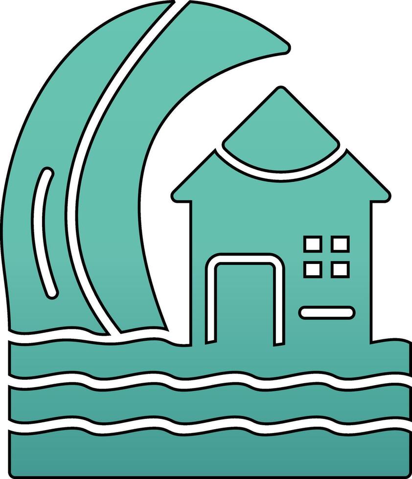 Tsunami Vector Icon