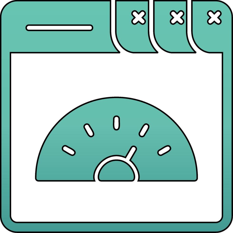 Page Speed Vector Icon