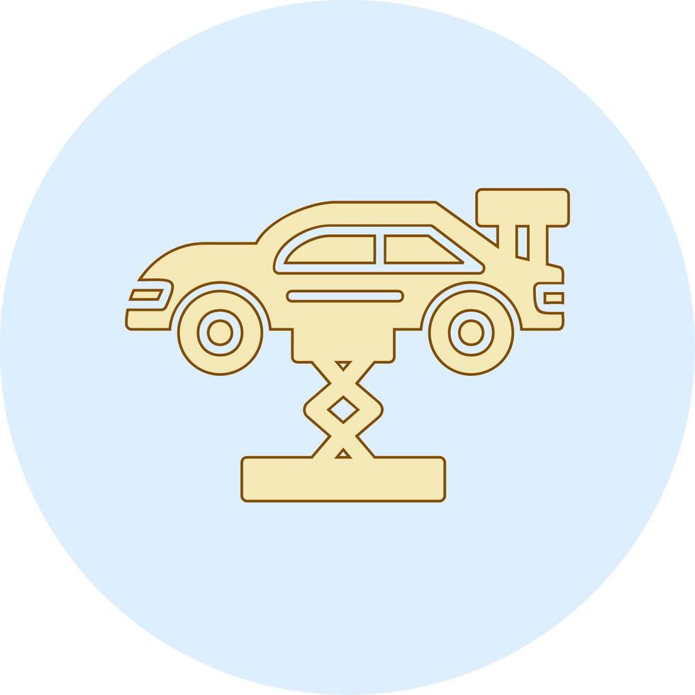 Car Lifting Vector Icon