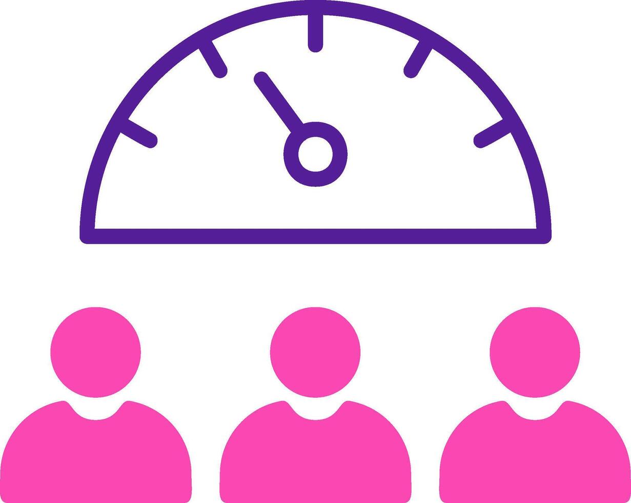 Team Work Speed Vector Icon