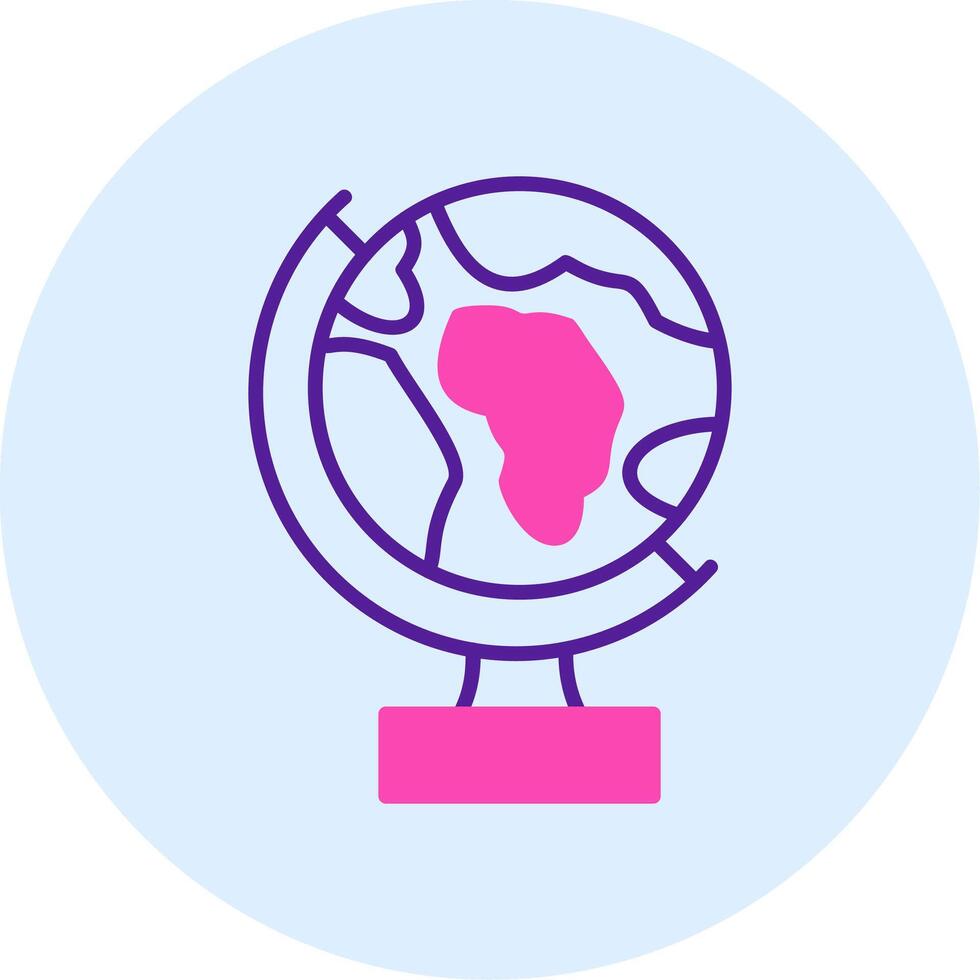 Earth Globe Vector Icon