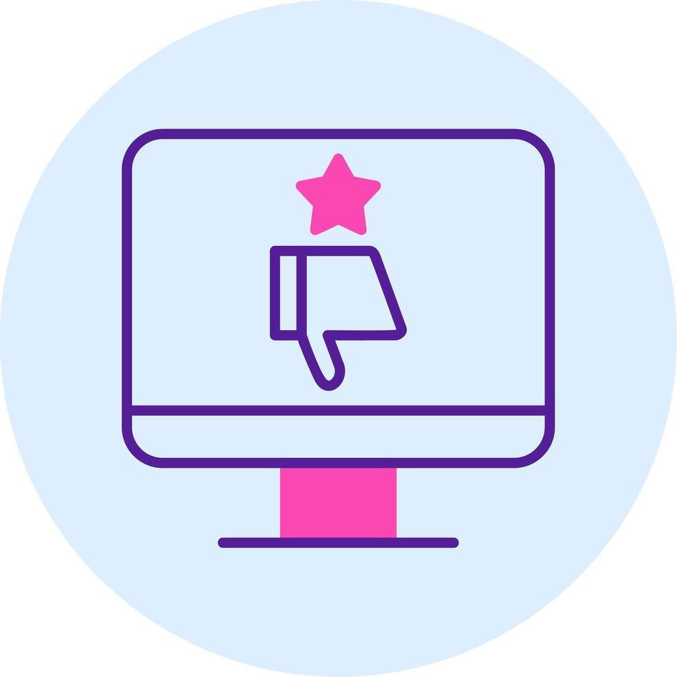 Bad Review Vector Icon