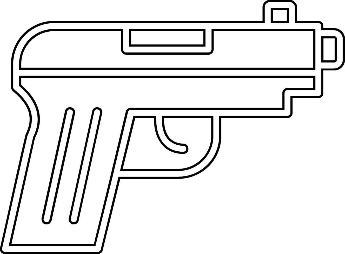 Pistol Gun Vector Icon
