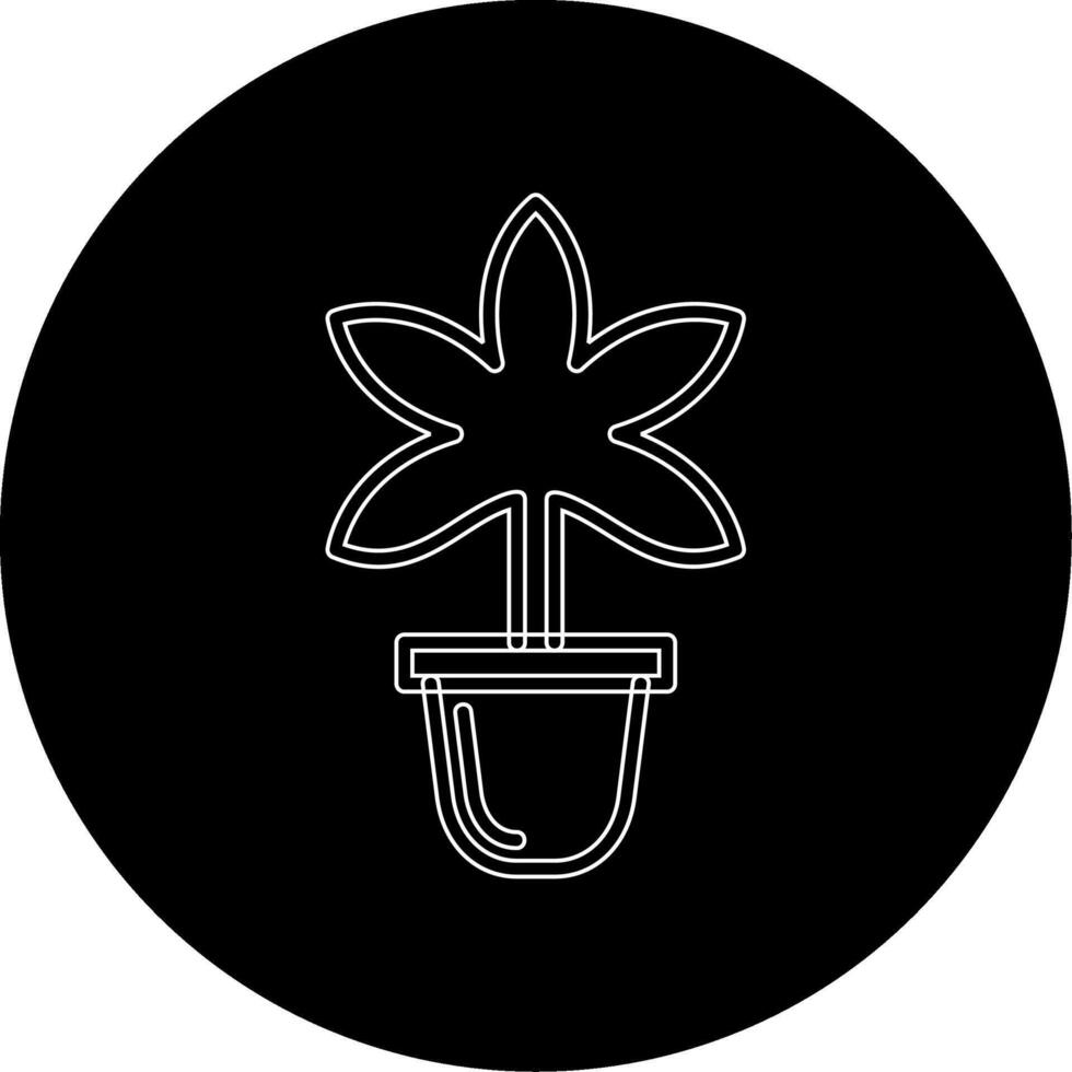 icono de vector de marihuana