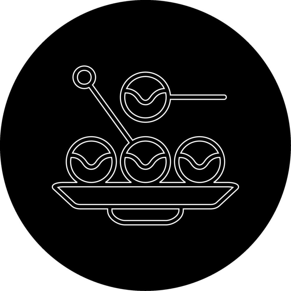 takoyaki vector icono