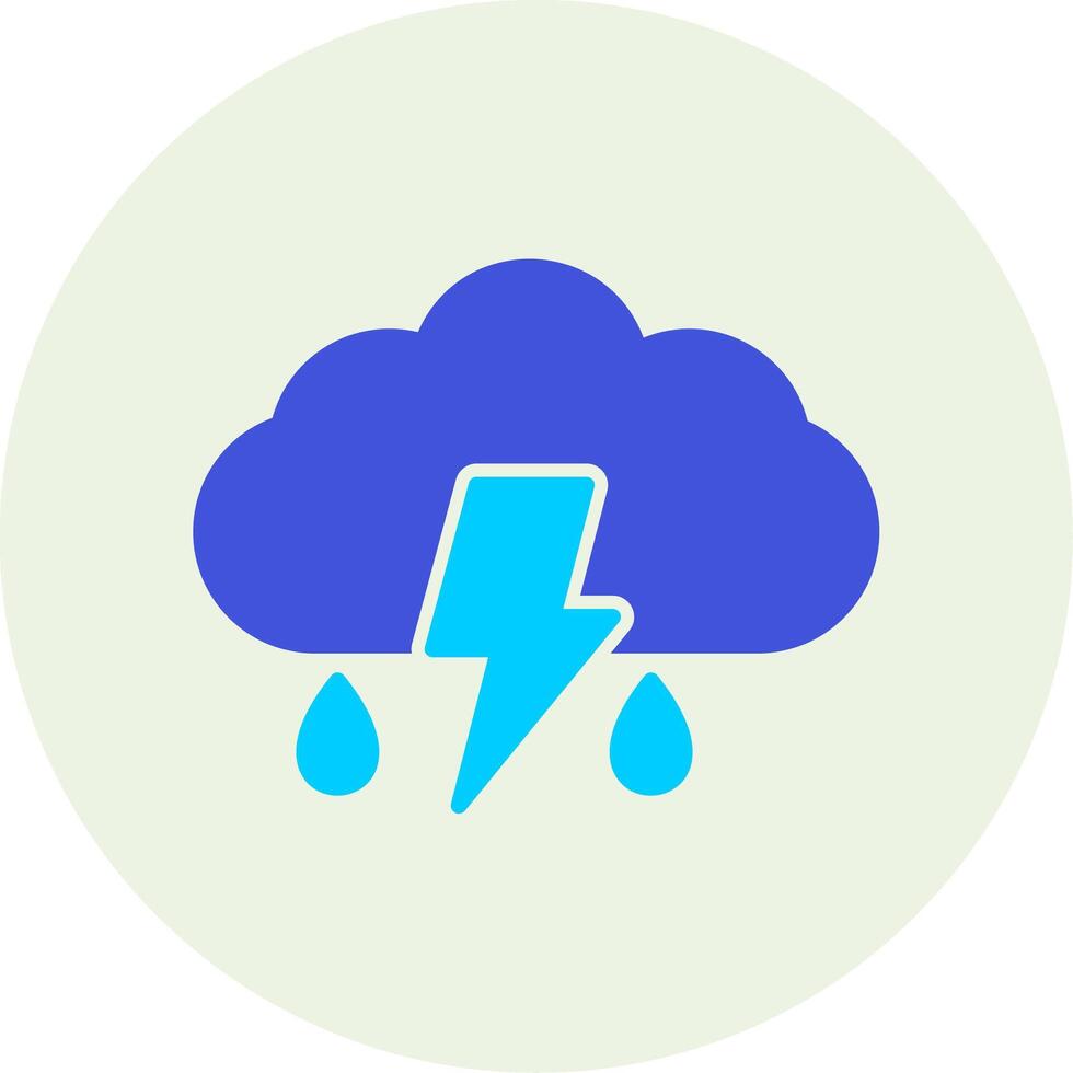 Thunder Vector Icon