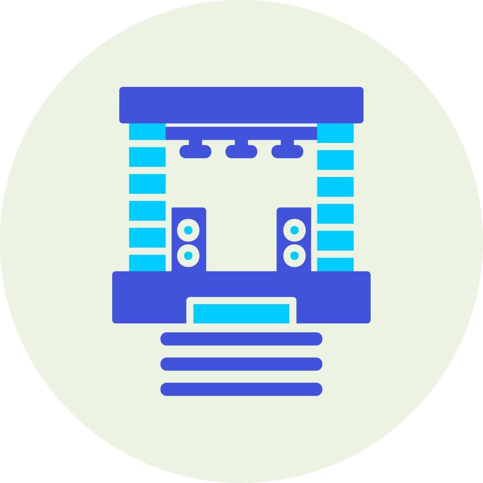 Stage Vector Icon