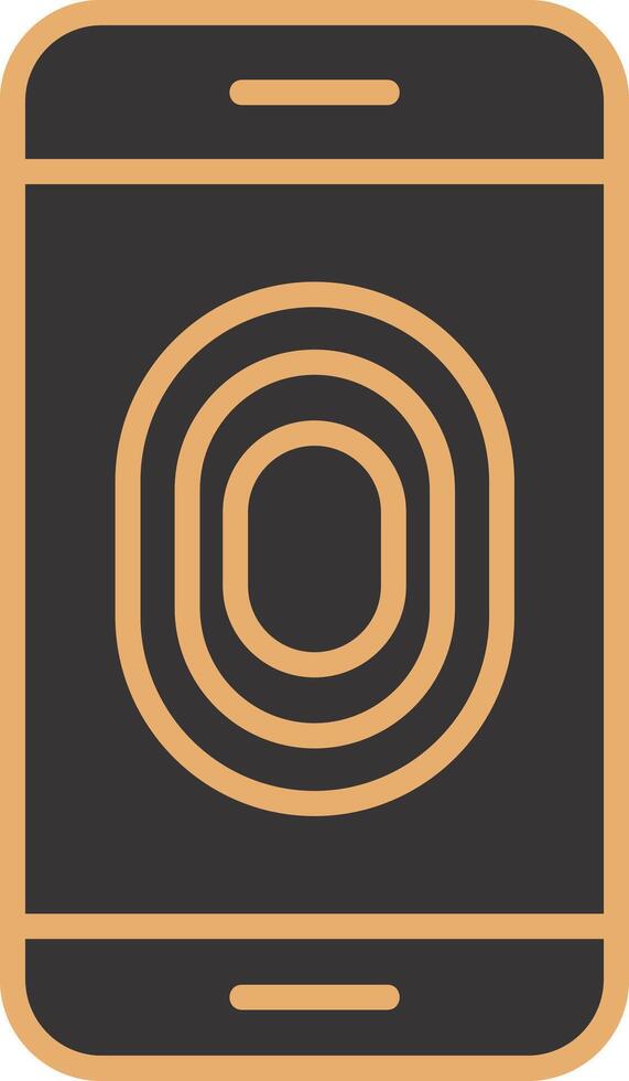 Unlocked Fingerprint Vector Icon