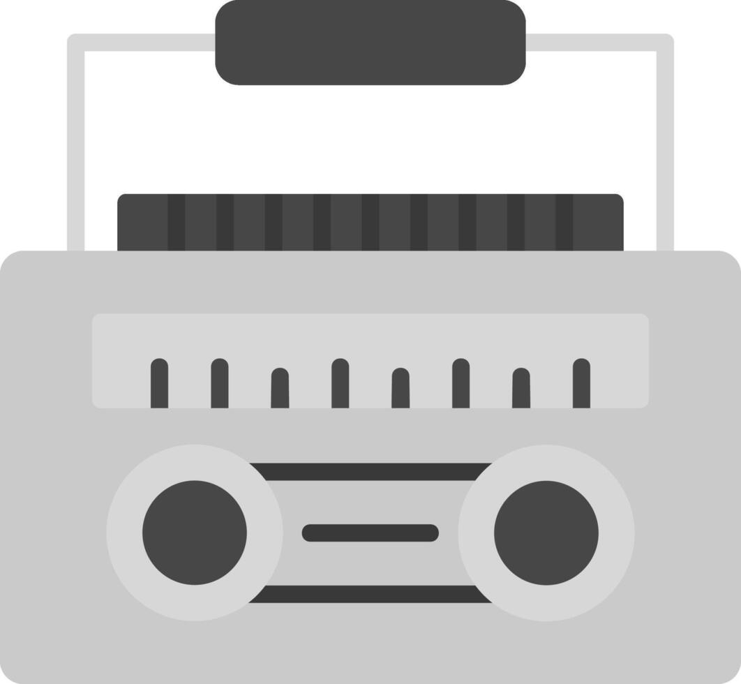 Radio Cassette Vector Icon