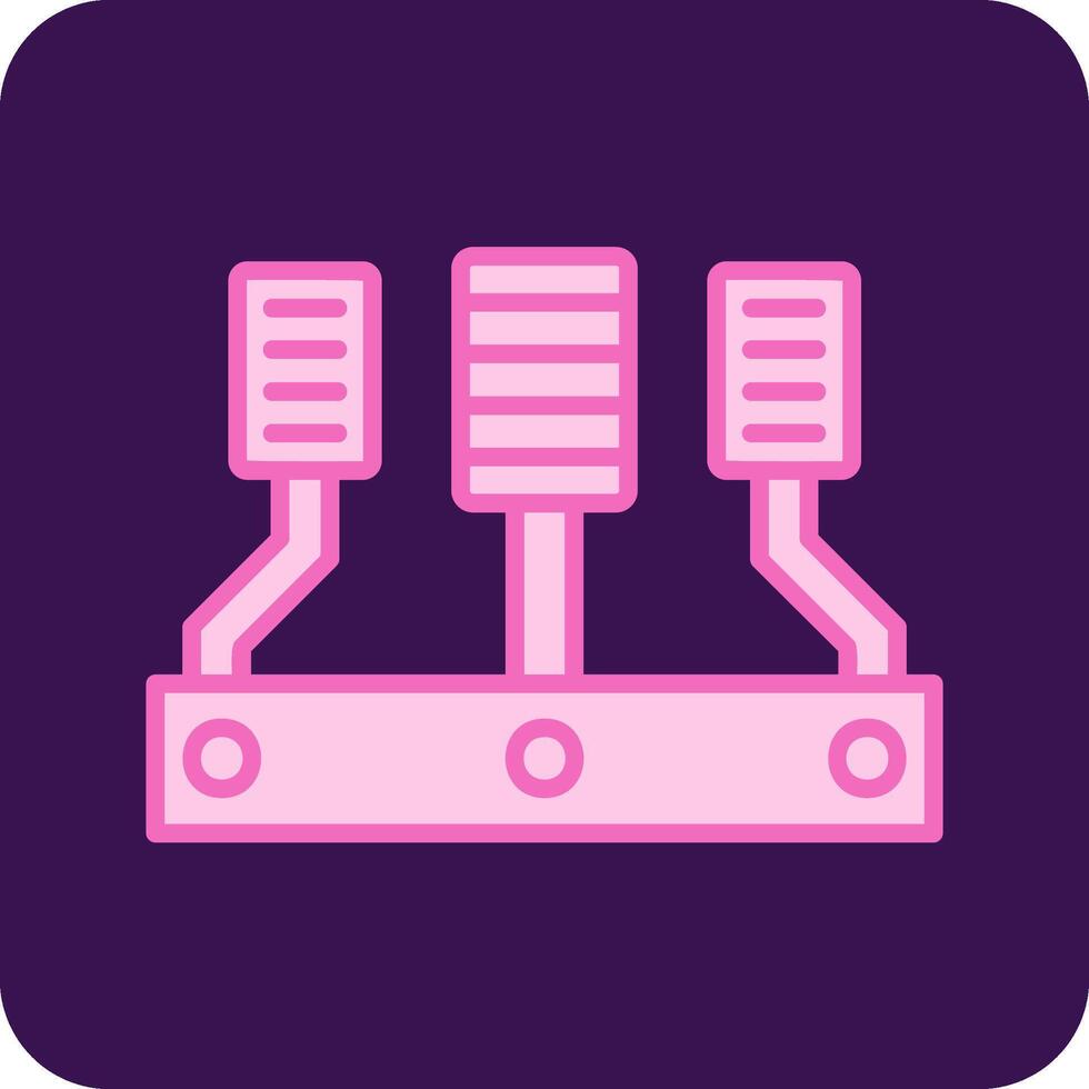 Car Accelerator Vector Icon