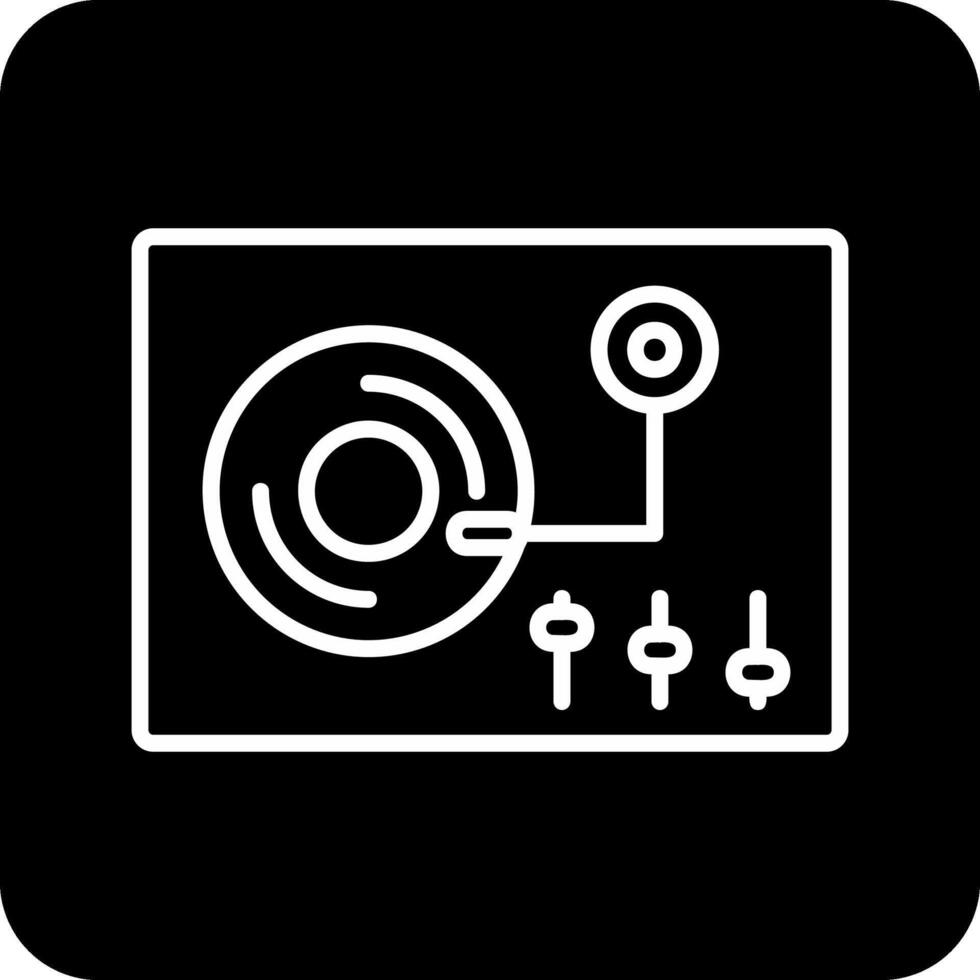 Turntable Vector Icon