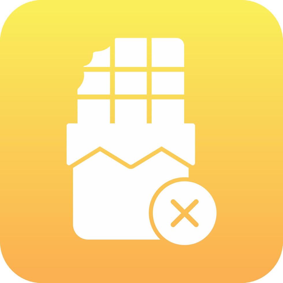 No Chocolate Vector Icon