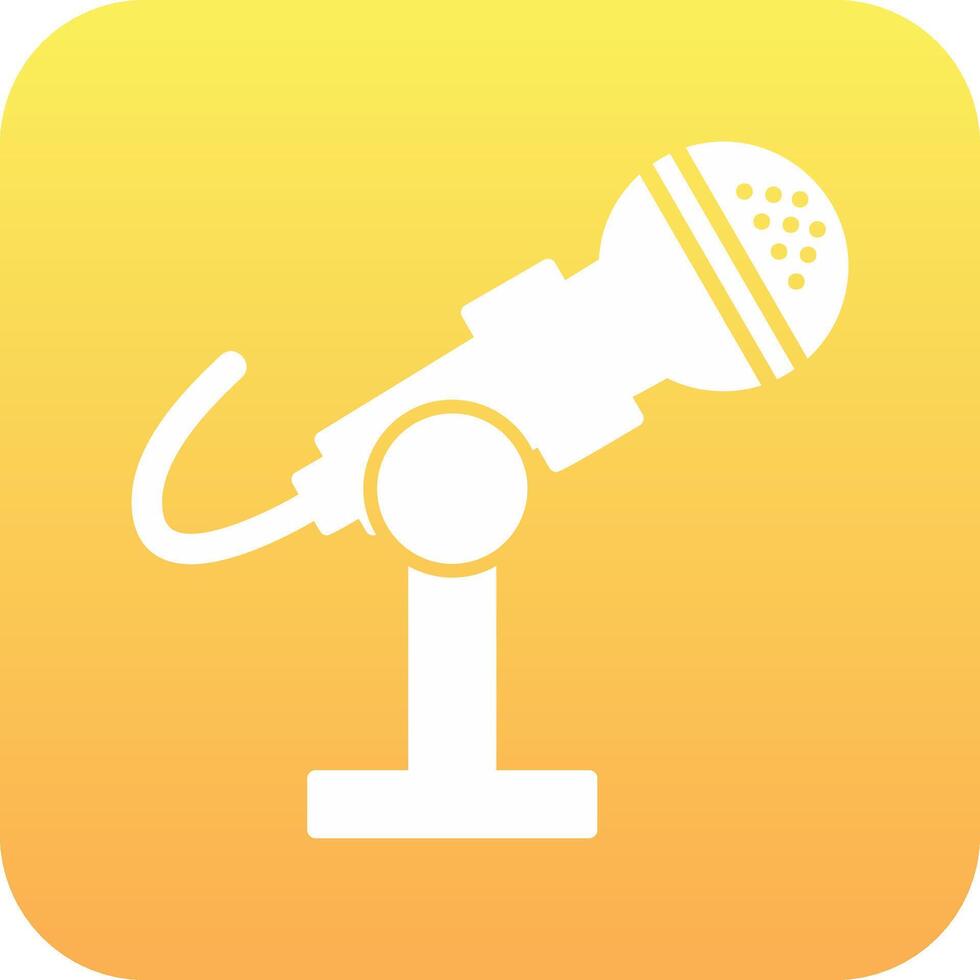 Microphone Stand Vector Icon
