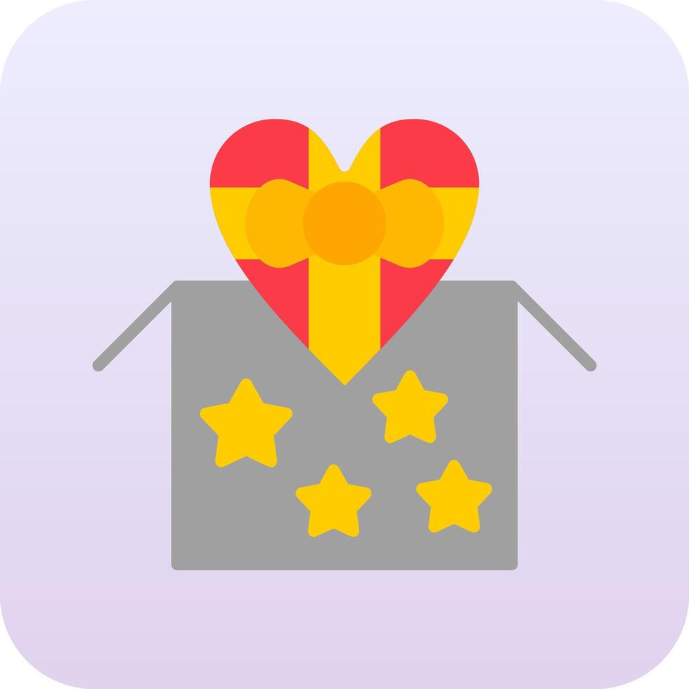 Heart Box Vector Icon