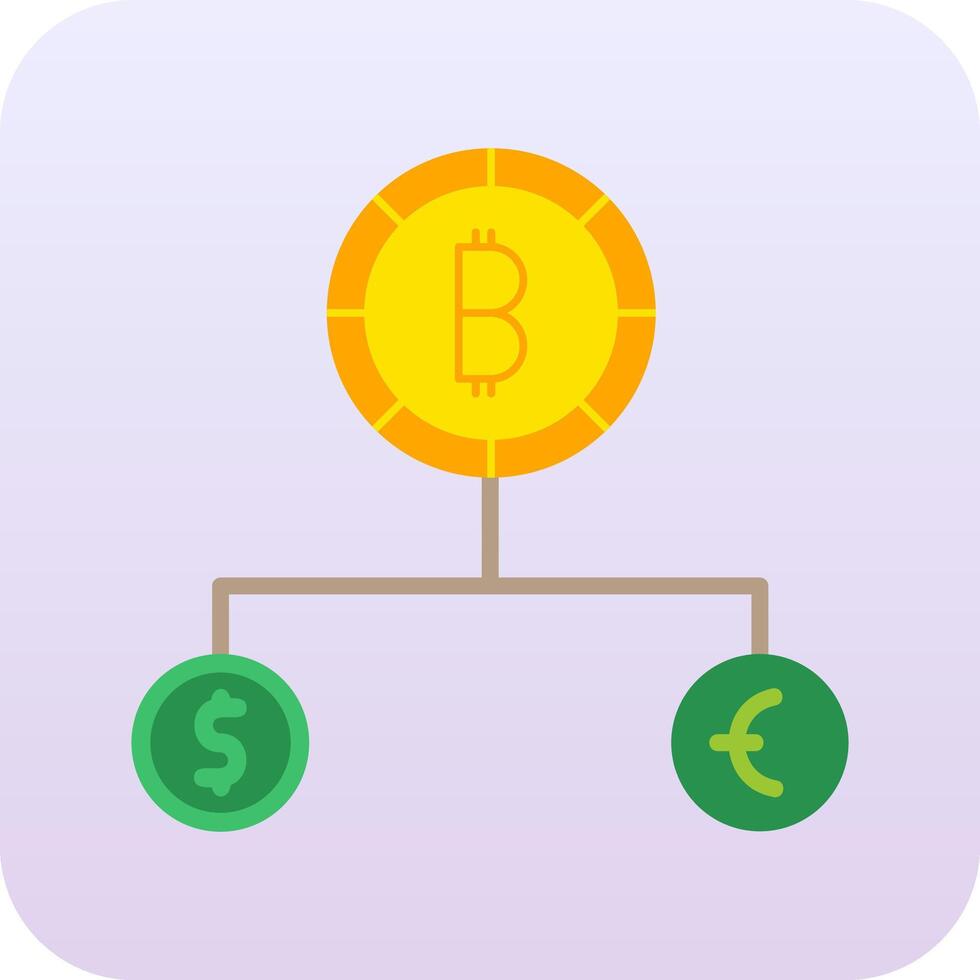 Divide Currency Vector Icon