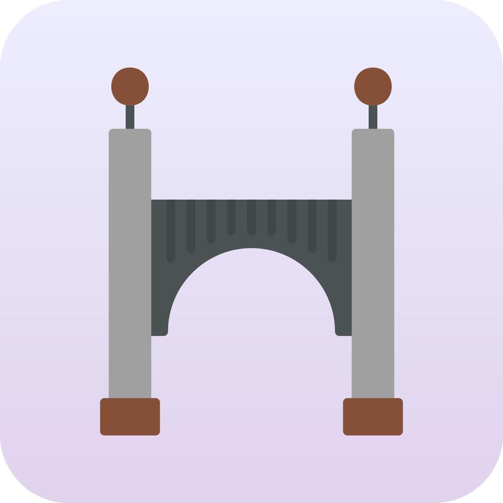 icono de vector de puente