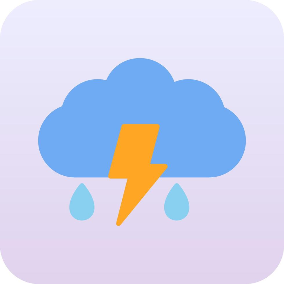 Thunder Vector Icon