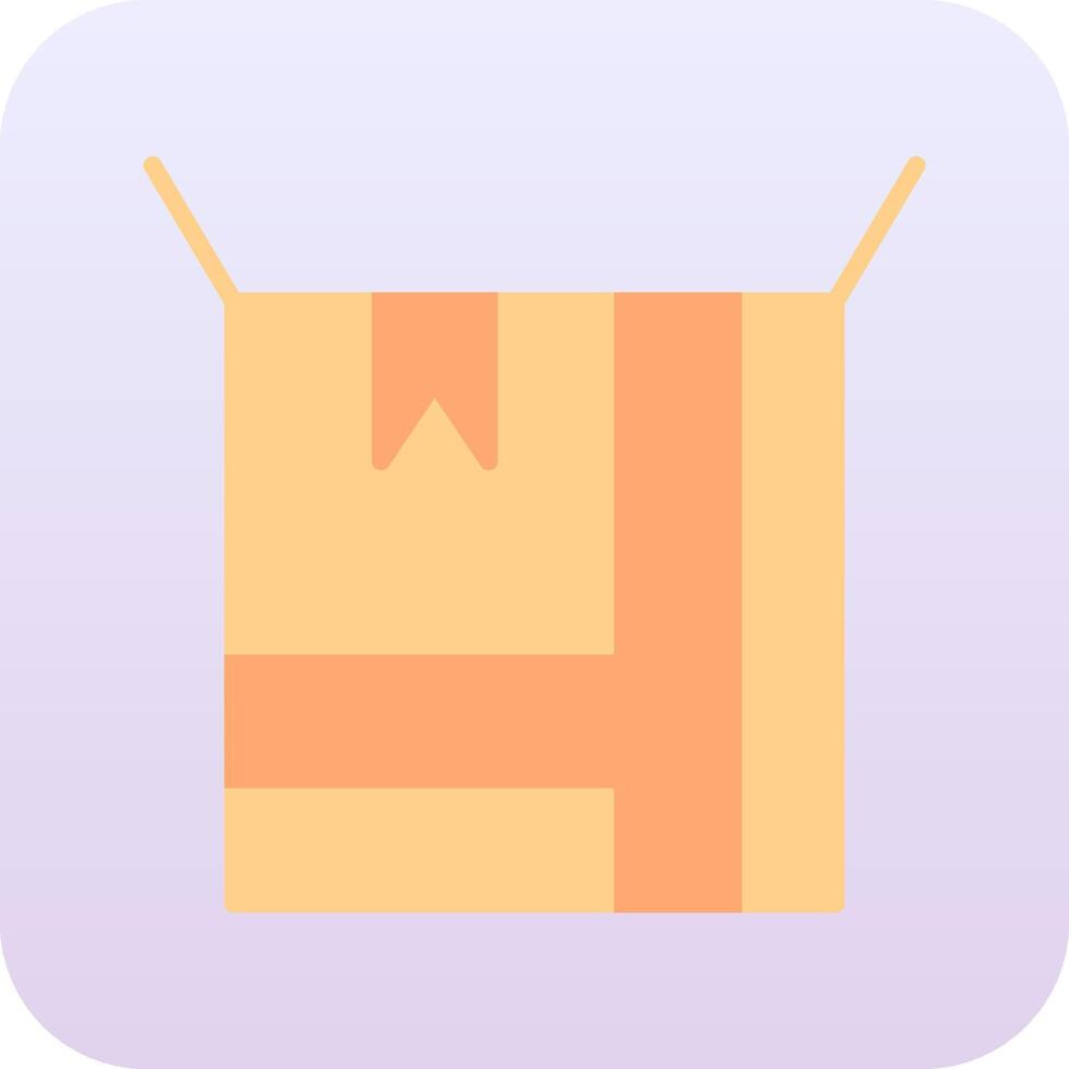 Open Box Vector Icon