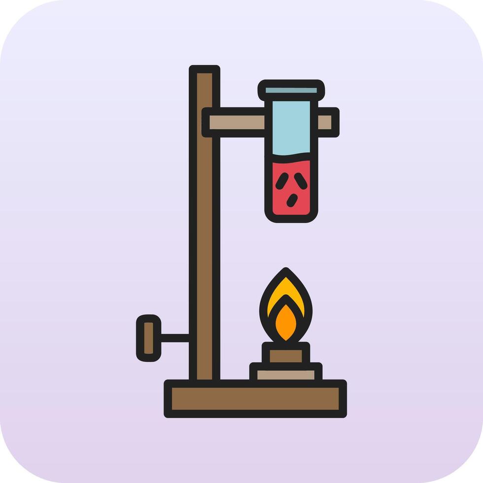 Bunsen Burner Vector Icon