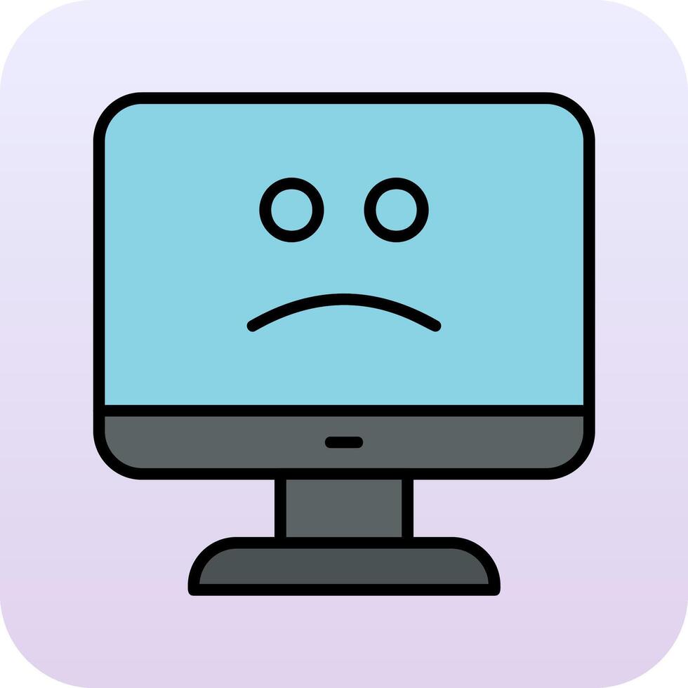 Blue Screen Vector Icon