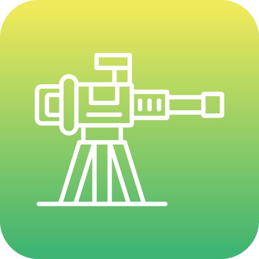 Heavy Machine gun Vector Icon