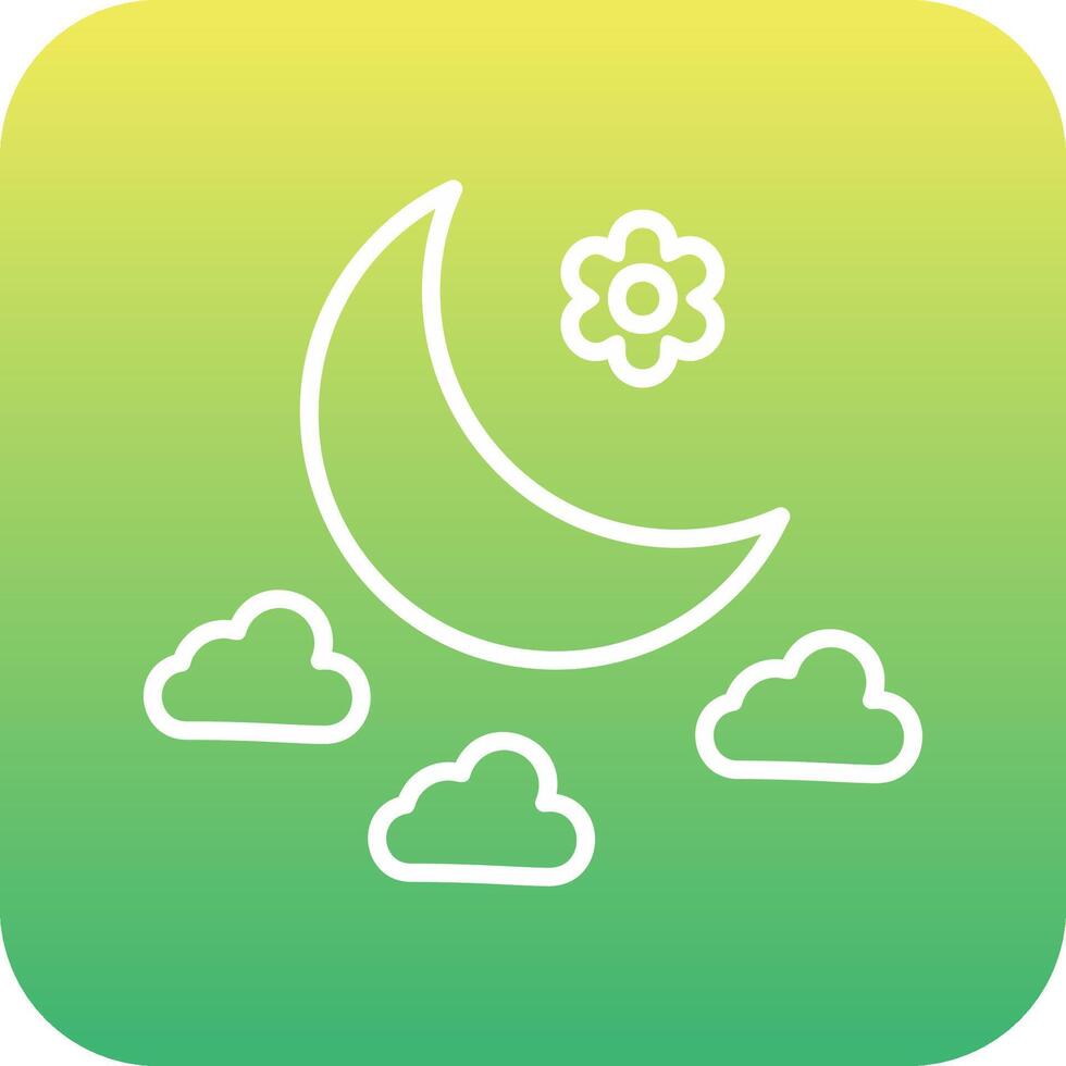 Moon Vector Icon