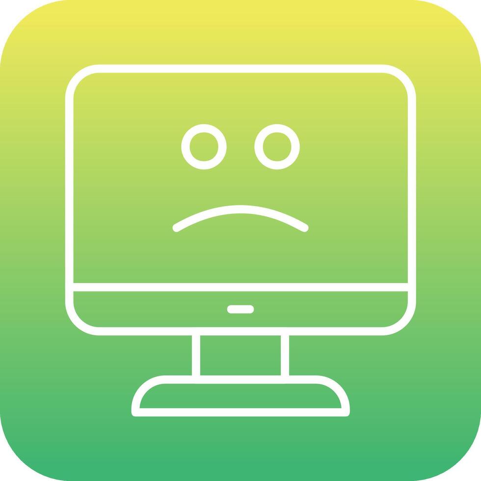 Blue Screen Vector Icon