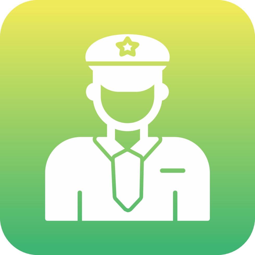 Police Man Vector Icon