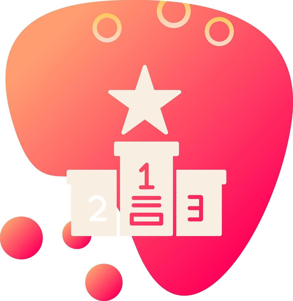 Podium Championship Vector Icon