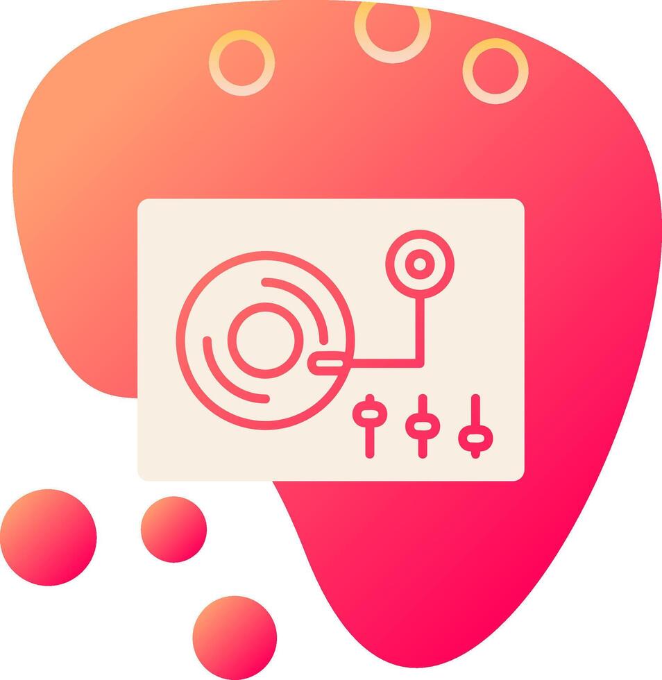 Turntable Vector Icon