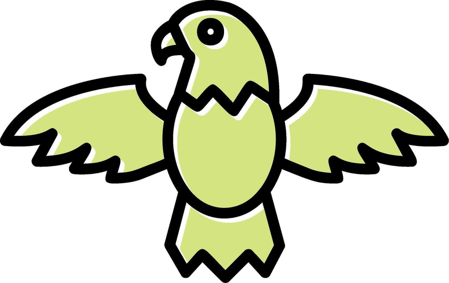 icono de vector de águila