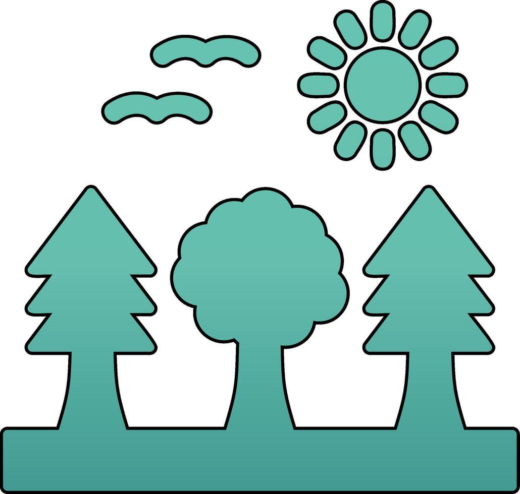Forest Vector Icon