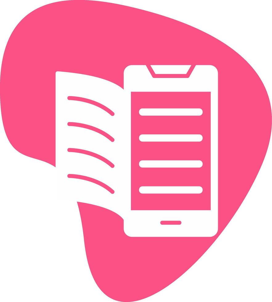 Digital Book Vector Icon