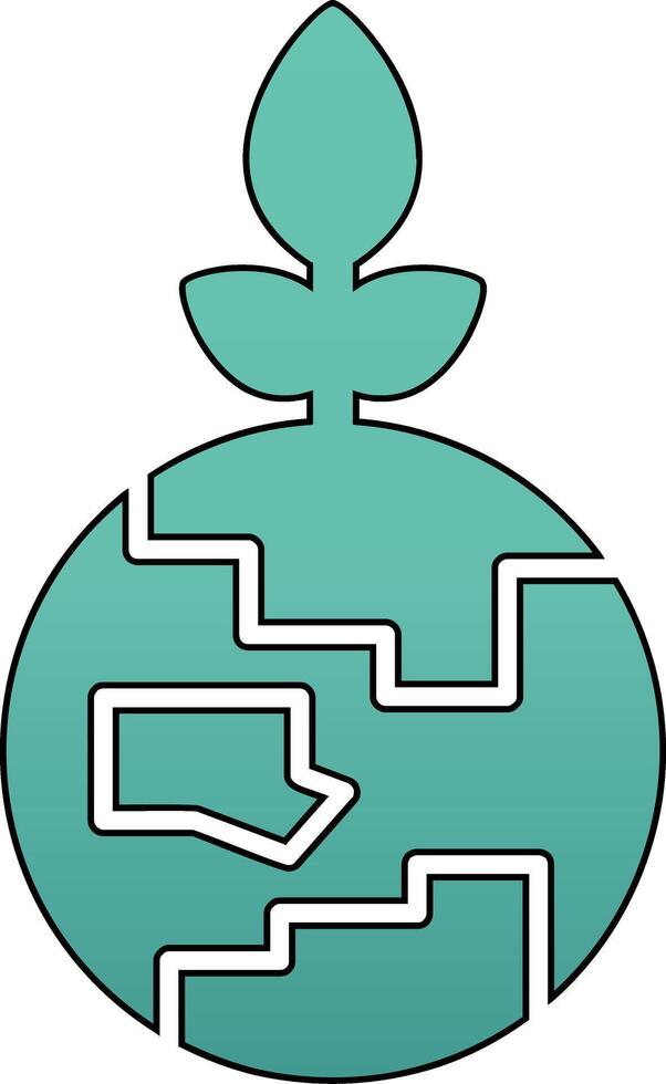 Green Earth Vector Icon