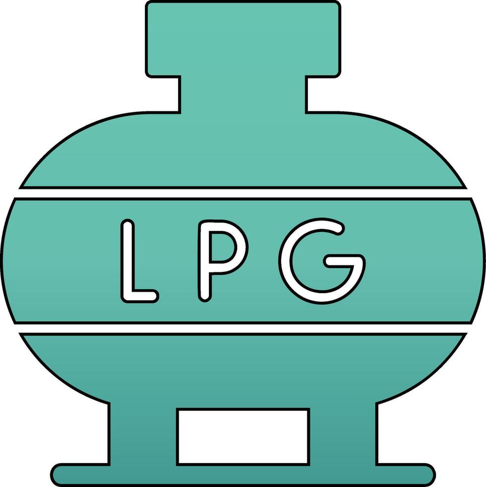Liquefied Petroleum Gas Vector Icon
