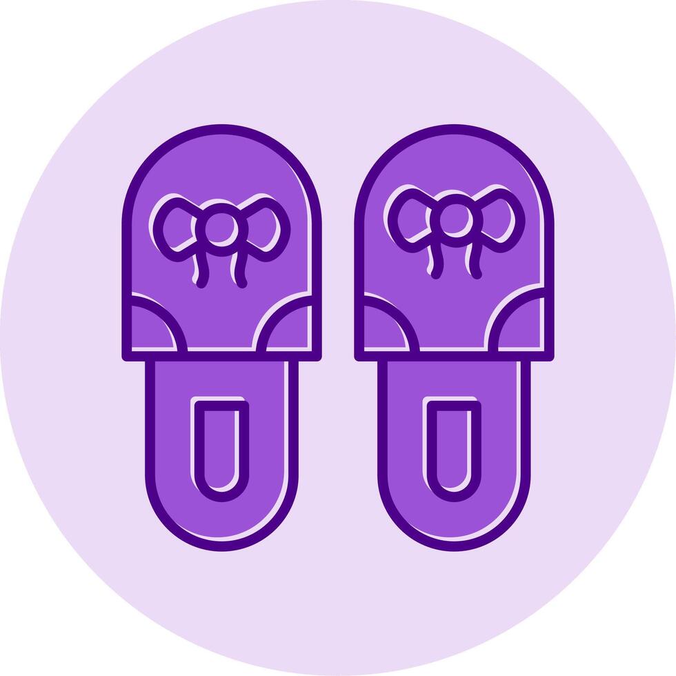 Slippers Vector Icon
