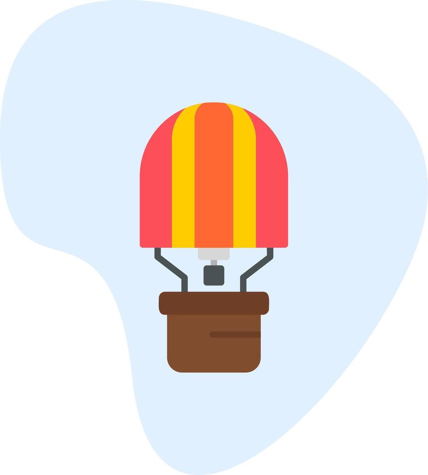 icono de vector de globo de aire caliente