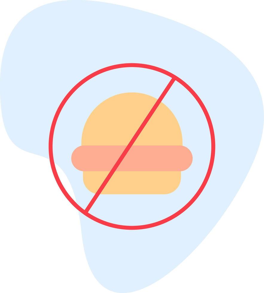 No Food Vector Icon