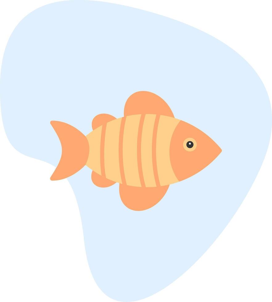 icono de vector de pescado