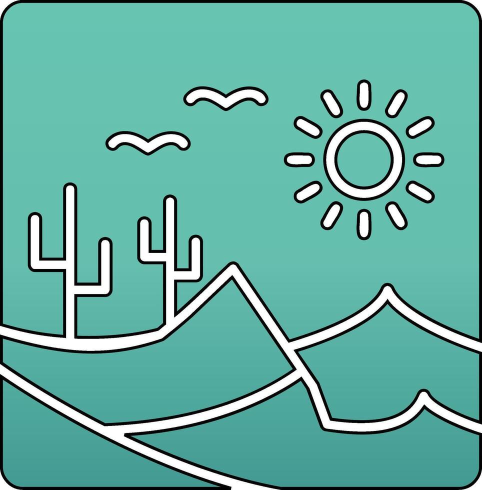 Desert Vector Icon