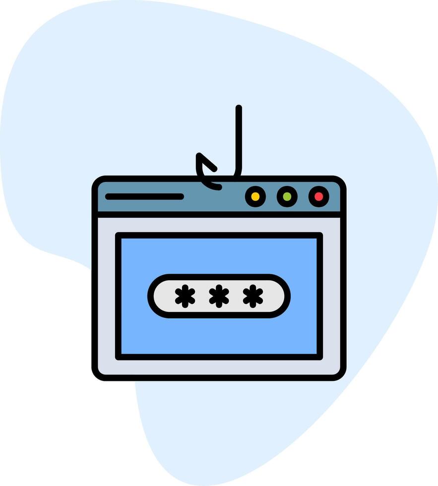 Password Phishing Vector Icon