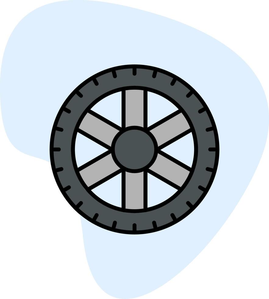 Tire Vector Icon