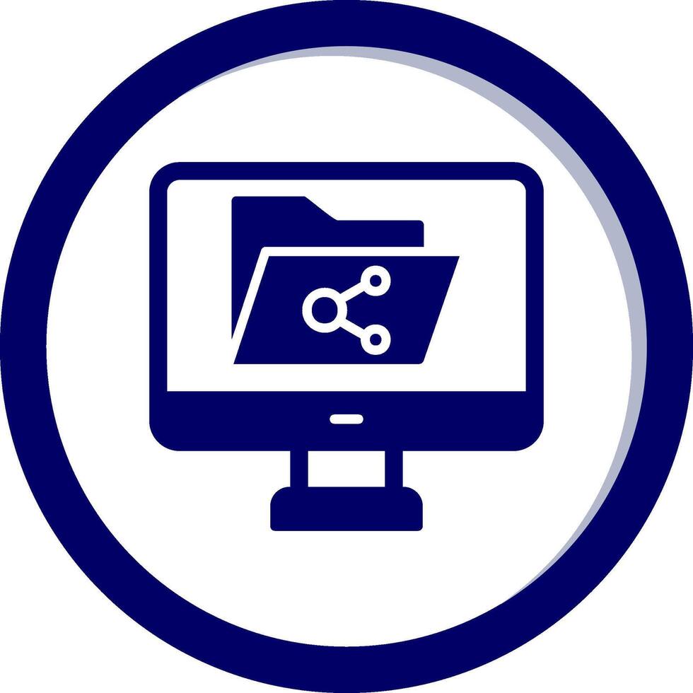 File Sharing Vector Icon