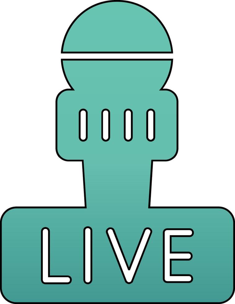 Live Vector Icon