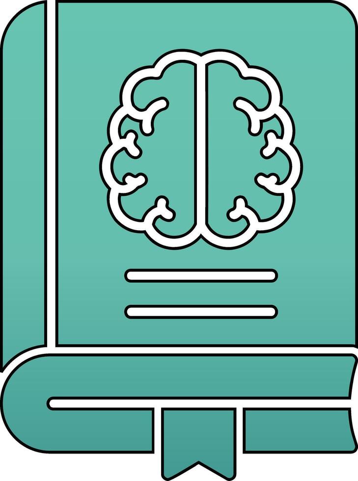 neurología libro vector icono