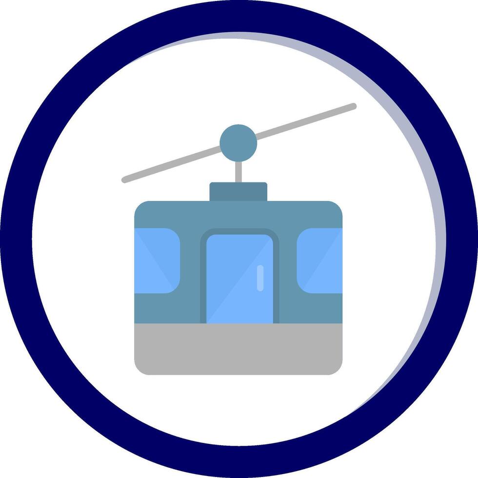 Cable Car Cabin Vector Icon