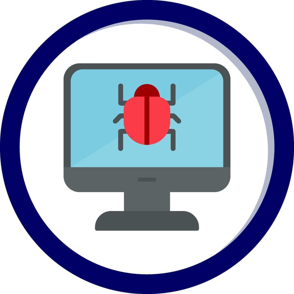 System Virus Vector Icon