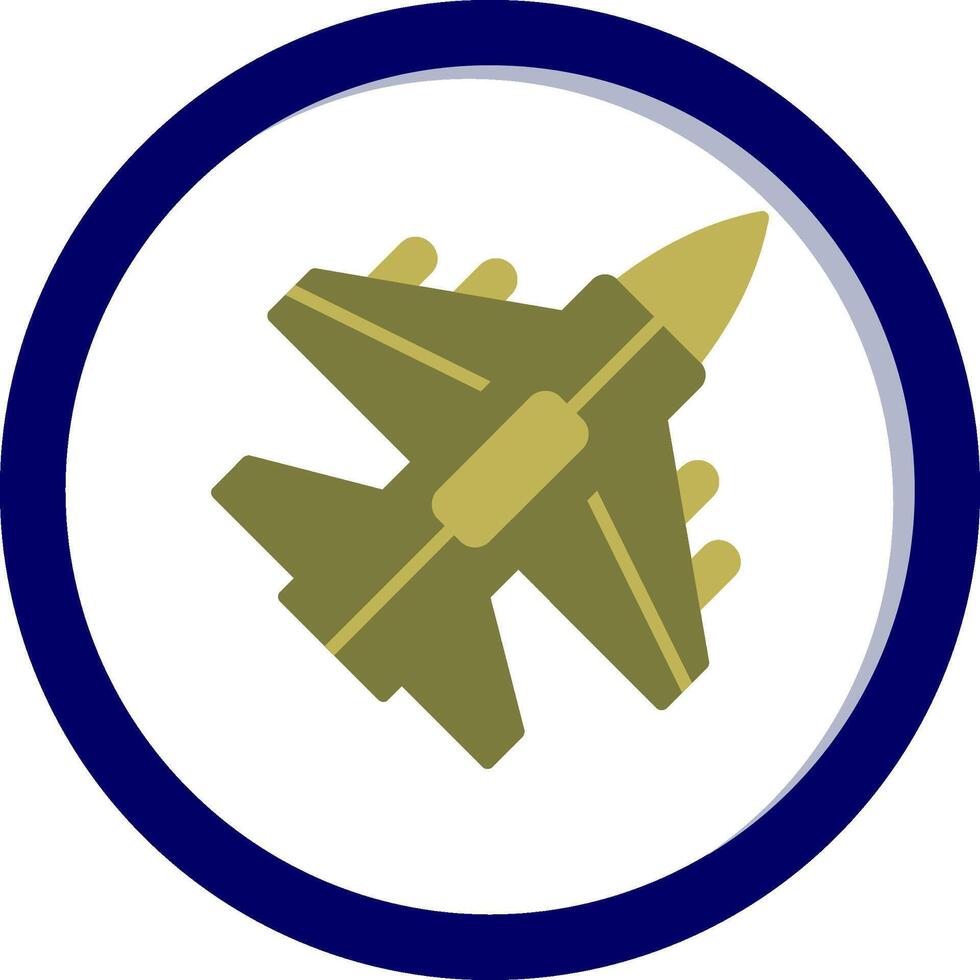 Jet Fighter Vector Icon